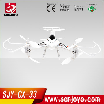 CX-33 rc drone modelo quadcopter 3D stunt rolamento 4 Canal RC Helicóptero Atacado